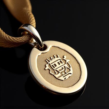 家紋を刻んだラグジュアリーペンダントジュエリー